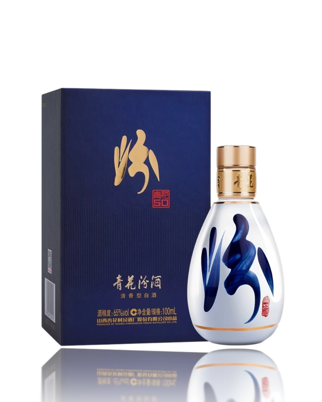 Fenjiu Blue-and-White Porcelain 50 Year Old 100ml | 汾酒青花瓷50年