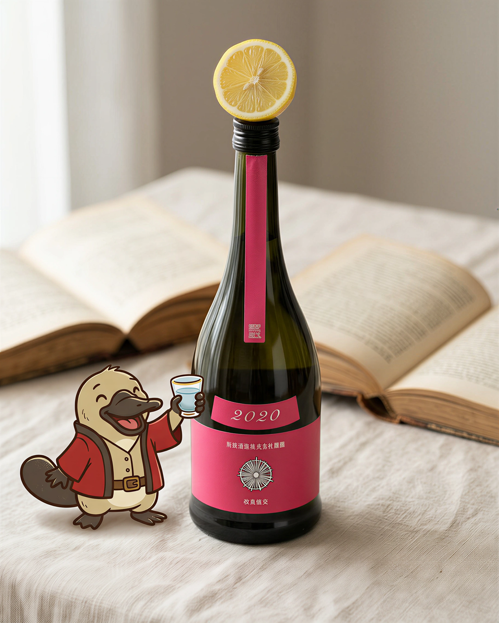 Premium Aramasa Cosmos sake served in a wine glass, luxury Japanese spirits Australia delivery.