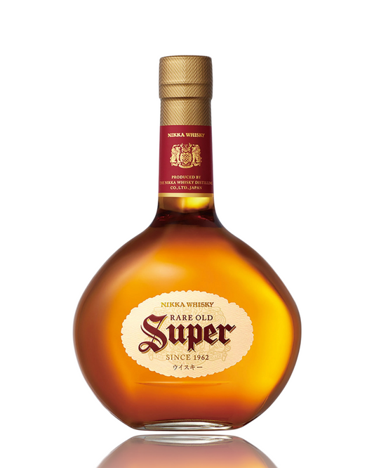 Nikka Whisky Rare Old Super bottle on a white background