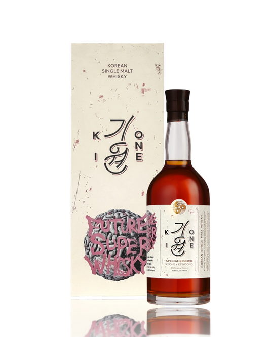 Ki One Special Reserve PX Sherry Cask Korean Single Malt Whisky bottle - Premium Asian spirits available at Love My Booze Australia.
