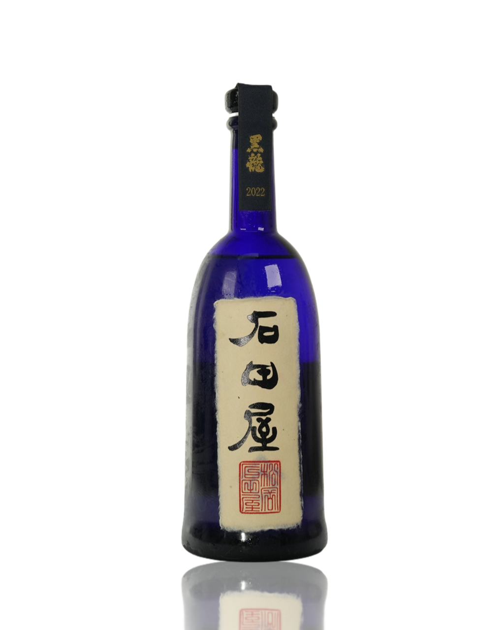 Front view of Kokuryu Ishidaya Junmai Daiginjo 720ml bottle, the pinnacle of aged Japanese sake from Kokuryu Shuzo, available at Love My Booze Australia.